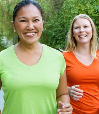 Women on bridge 3